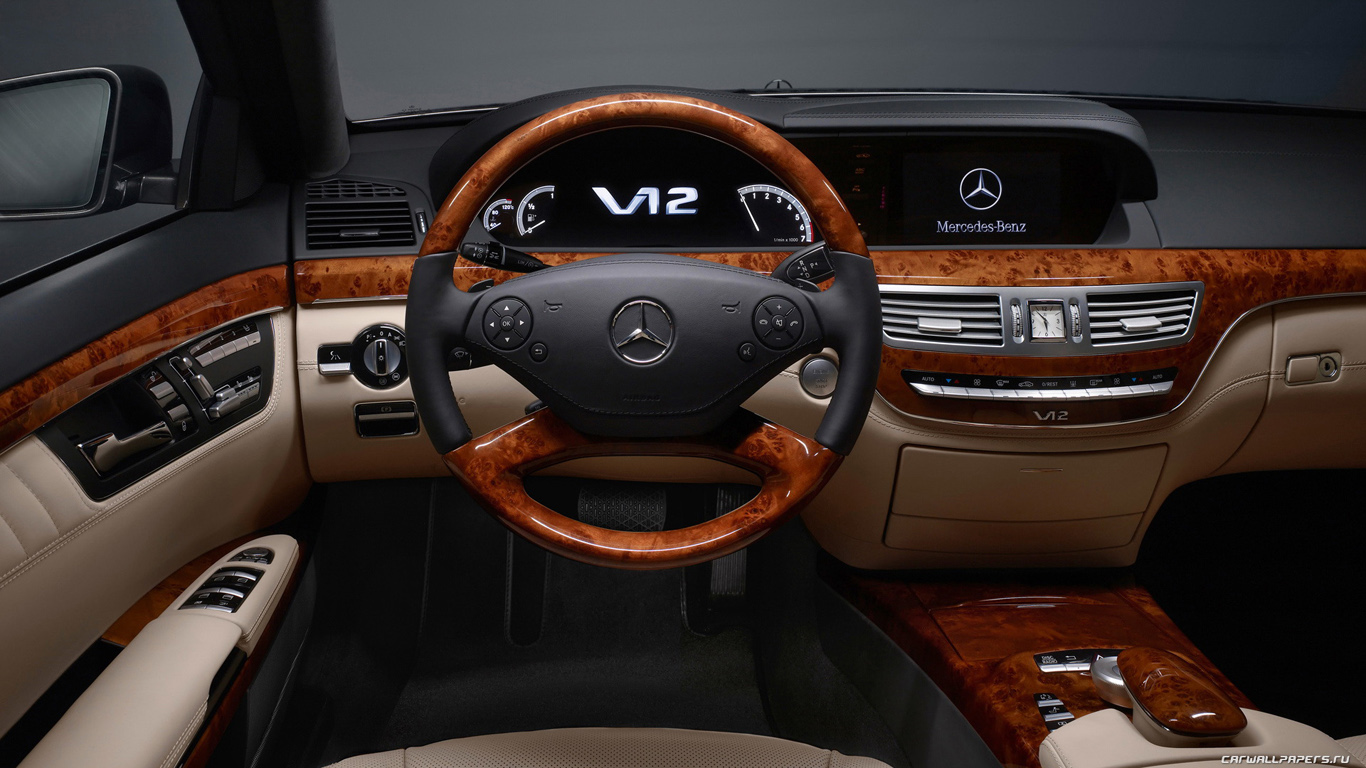 photo Cabin auto Mercedes, download in high definition, steering wheel, , dashboard