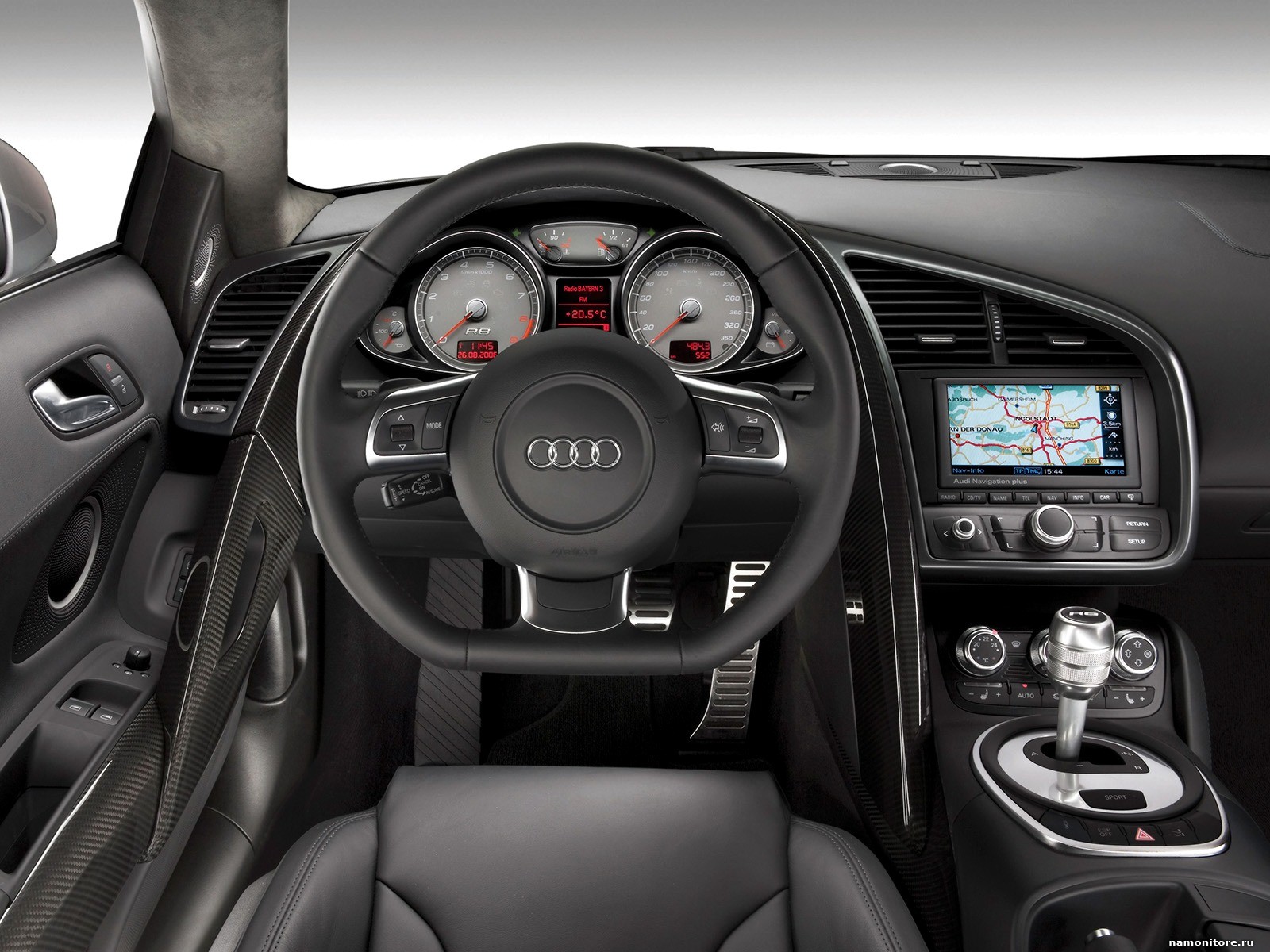 black Cabin Audi, photo in high definition, download 