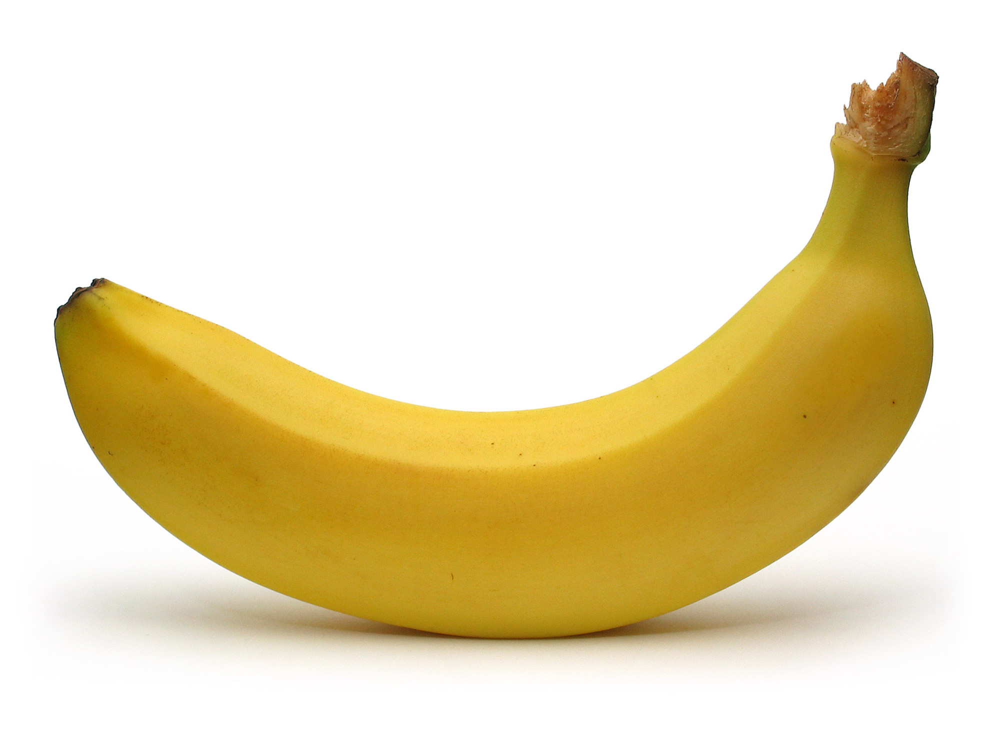 Banana on white background, download photo, clipart