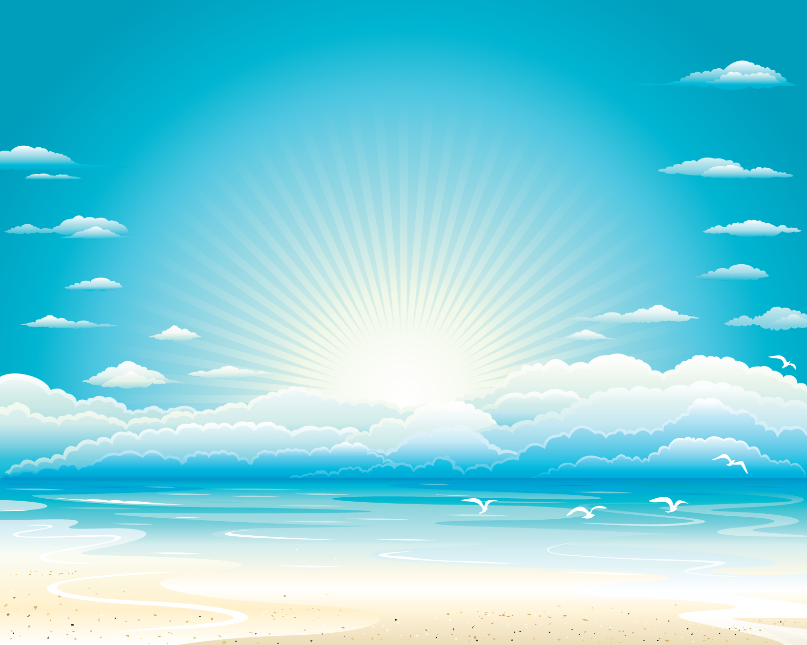 Sky, clouds, light, sun, download photo, wallpapers for desktop