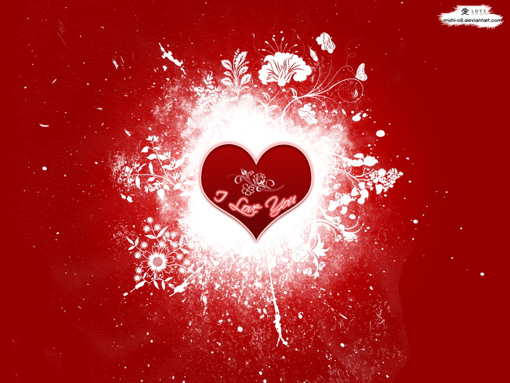 red love wallpaper, download