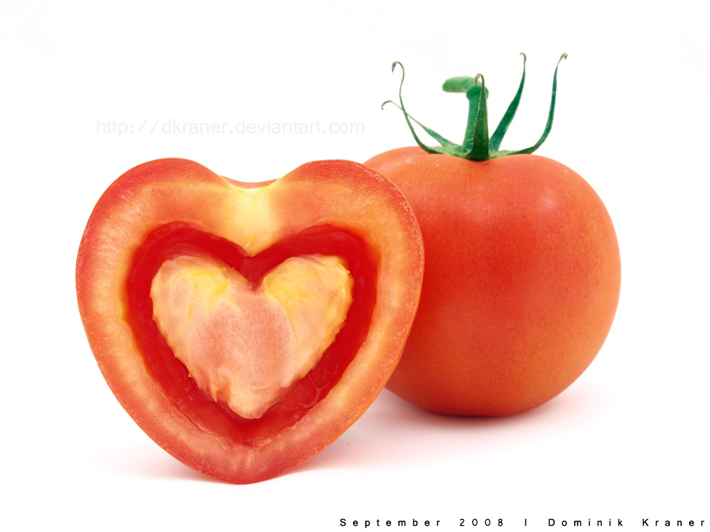 tomato, heart,  tomato, , photo