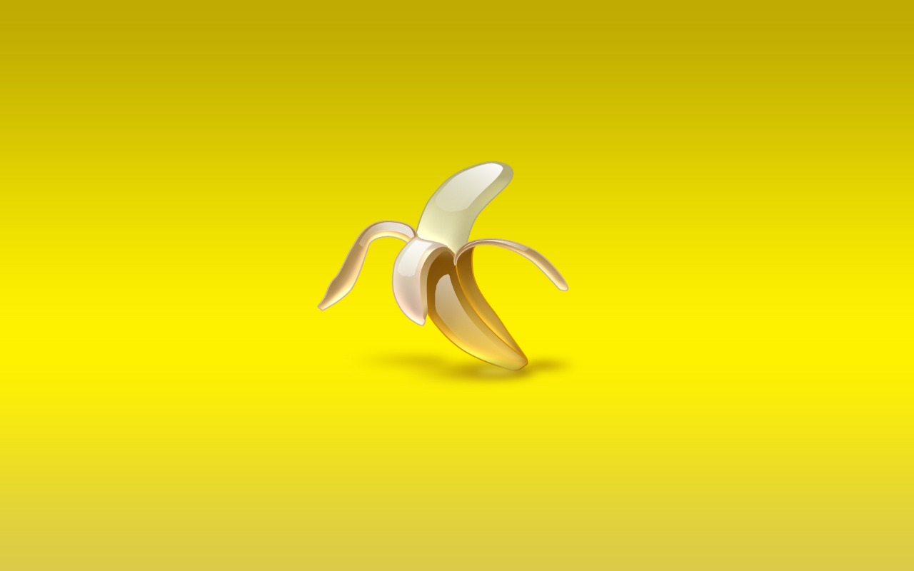 hulled Banana on  background, download photo, desktop wallpapers