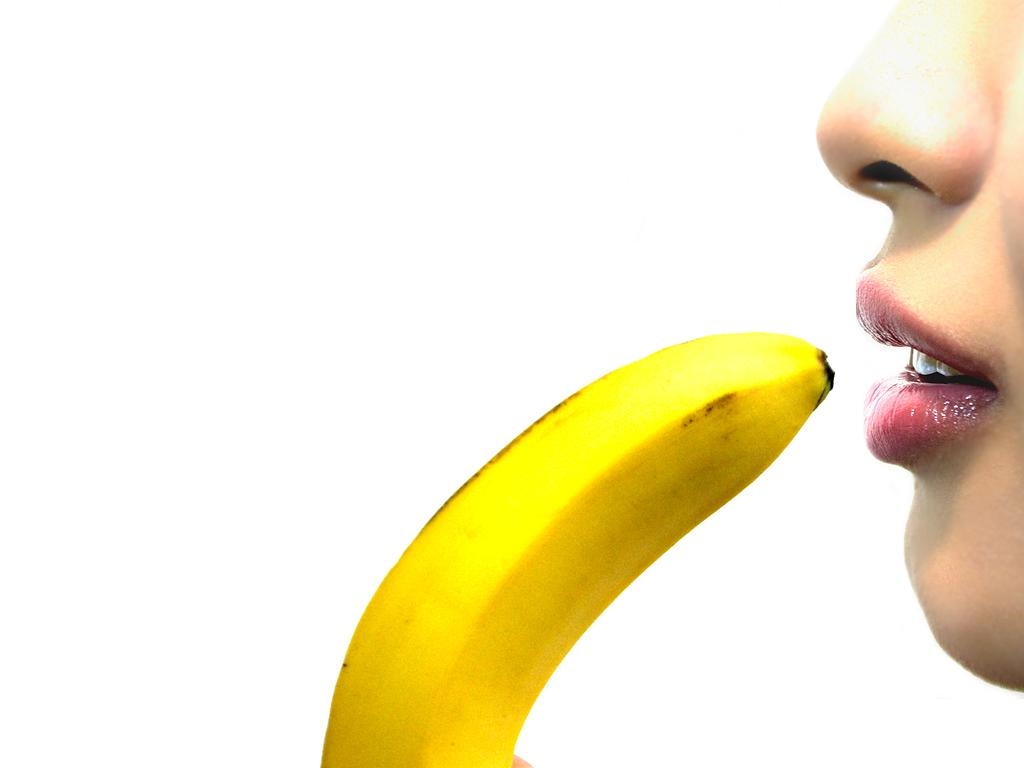 girl banana, girl , Banana, wallpapers for desktop, photo
