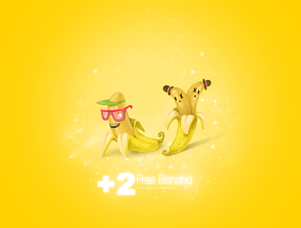 yellow banana wallapper, download photo Banana,  wallpapers for desktop, Bananas