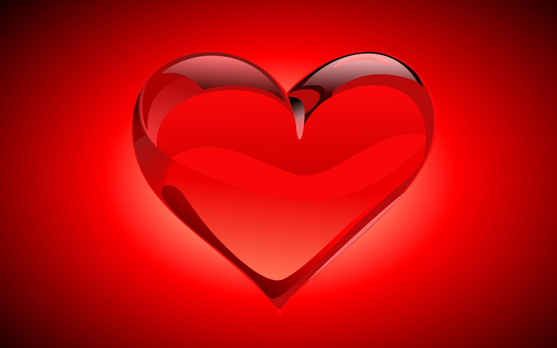 Download wallpaper: red glass wallpaper, heart, download photo, wallpapers  for desktop, heart red
