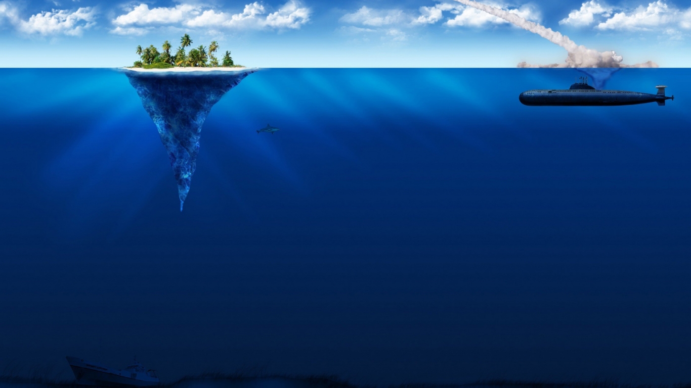 Sea, . view under water  download wallpapers for desktop