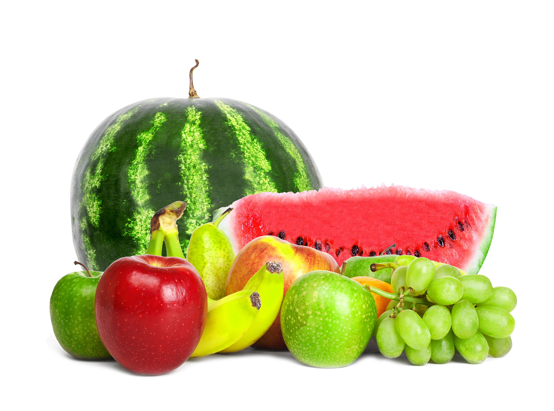 watermelon and  Fruits, photo, wallpapers for desktop, Apples